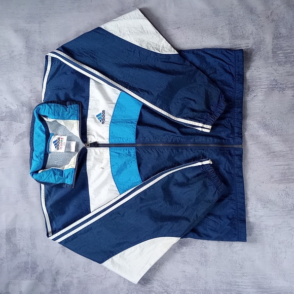 Vintage Other - Vintage 90s Adidas Essential Windbreaker Jacket